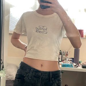 Brandy Melville angel teddy bear tshirt